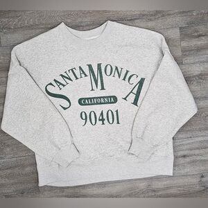 Abercrombie & Fitch Crewneck Sweatshirt "Santa Monica"- Size XL
